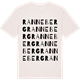 Vintage White t-shirt med Ranneberg ordlek t-shirt