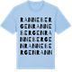 Blue Soul t-shirt med Rannebergen ordlek t-shirt