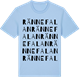 Blue Soul t-shirt med Rännefalan ordlek t-shirt