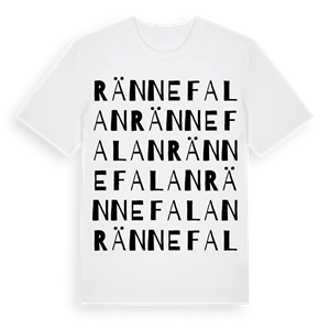 Rännefalan ordlek t-shirt – ekologisk bomull t-shirt från Pinshirt