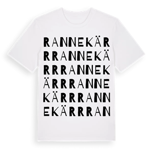 Rannekärr ordlek t-shirt – ekologisk bomull t-shirt från Pinshirt