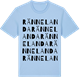 Blue Soul t-shirt med Rännelanda ordlek t-shirt