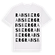 White t-shirt med Ransberg ordlek t-shirt