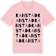 Pink Cotton t-shirt med Ranstad ordlek t-shirt