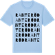 Blue Soul t-shirt med Ranteröd ordlek t-shirt