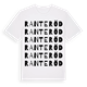 Ranteröd ordlek t-shirt