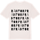 Vintage White t-shirt med Råntorp ordlek t-shirt