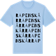 Blue Soul t-shirt med Rapenskår ordlek t-shirt