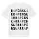 Rapenskår ordlek t-shirt