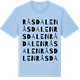 Blue Soul t-shirt med Råsdalen ordlek t-shirt