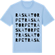 Blue Soul t-shirt med Raskatorpet ordlek t-shirt