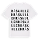 Råskullen ordlek t-shirt