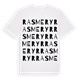 Rasmeryr ordlek t-shirt