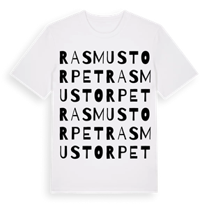 Rasmustorpet ordlek t-shirt – ekologisk bomull t-shirt från Pinshirt
