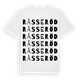 Råsseröd ordlek t-shirt