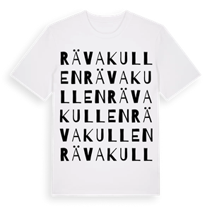 Rävakullen ordlek t-shirt – ekologisk bomull t-shirt från Pinshirt