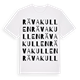 Rävakullen ordlek t-shirt