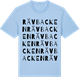 Blue Soul t-shirt med Rävbacken ordlek t-shirt