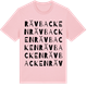Pink Cotton t-shirt med Rävbacken ordlek t-shirt