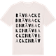 Vintage White t-shirt med Rävbacken ordlek t-shirt