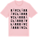 Pink Cotton t-shirt med Rävekärr ordlek t-shirt