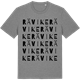Mid Heather Gray t-shirt med Rävike ordlek t-shirt