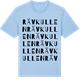 Blue Soul t-shirt med Rävkullen ordlek t-shirt