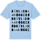 Blue Soul t-shirt med Rävlanda + Höggeröd ordlek t-shirt