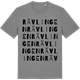 Mid Heather Gray t-shirt med Rävlingen ordlek t-shirt
