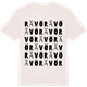 Vintage White t-shirt med Rävö ordlek t-shirt