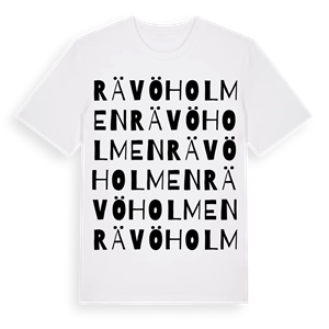 Rävöholmen ordlek t-shirt – ekologisk bomull t-shirt från Pinshirt