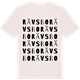 Vintage White t-shirt med Rävsbo ordlek t-shirt