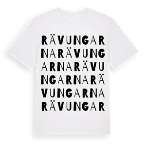 Rävungarna ordlek t-shirt – ekologisk bomull t-shirt från Pinshirt