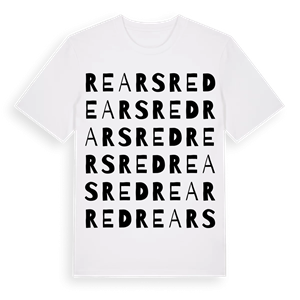 Rearsred ordlek t-shirt – ekologisk bomull t-shirt från Pinshirt