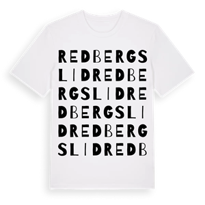 Redbergslid ordlek t-shirt – ekologisk bomull t-shirt från Pinshirt