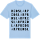 Blue Soul t-shirt med Redslarp ordlek t-shirt