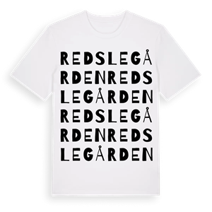 Redslegården ordlek t-shirt – ekologisk bomull t-shirt från Pinshirt