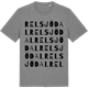 Mid Heather Gray t-shirt med Relsjödal ordlek t-shirt
