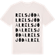 Vintage White t-shirt med Relsjödal ordlek t-shirt