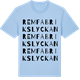 Blue Soul t-shirt med Remfabrikslyckan ordlek t-shirt