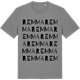 Mid Heather Gray t-shirt med Remma ordlek t-shirt