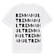 Remmahult ordlek t-shirt