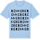Blue Soul t-shirt med Remmene ordlek t-shirt