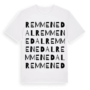 Remmenedal ordlek t-shirt – ekologisk bomull t-shirt från Pinshirt