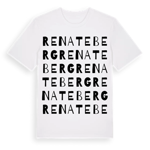 Renateberg ordlek t-shirt – ekologisk bomull t-shirt från Pinshirt
