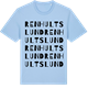 Blue Soul t-shirt med Renhultslund ordlek t-shirt