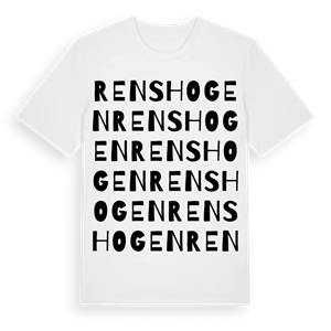 Renshogen ordlek t-shirt – ekologisk bomull t-shirt från Pinshirt