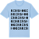 Blue Soul t-shirt med Renshogen ordlek t-shirt
