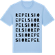 Blue Soul t-shirt med Repelsbo ordlek t-shirt