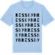 Blue Soul t-shirt med Ressbyn ordlek t-shirt